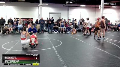 84 lbs Placement (4 Team) - Ricky Rizzo, Dragon United vs Griffin McNair, NC National Team