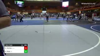 123 lbs Semifinal - Ayson Rice, Legends Of Gold vs Caleb Richter, Rapid City Stevens Wrestling