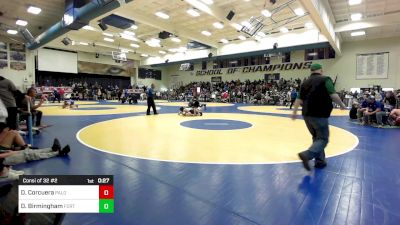 109 lbs Consi Of 32 #2 - Darius Corcuera, Paloma Valley vs Donovan Birmingham, Fort Lupton (CO)