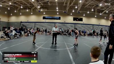 80 lbs Round 2 (4 Team) - Liam Taylor, VA Team Predator vs Maddox Plambeck, Brawler Elite