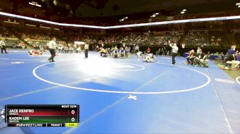 190 Class 2 lbs Quarterfinal - Jace Renfro, Seneca vs Kaden Lee, Benton