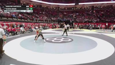 115 lbs Champ. Rd Of 16 - Kaelynn Hartsock, Wauseon vs Ta`Mya Bouie, Cle. Heights