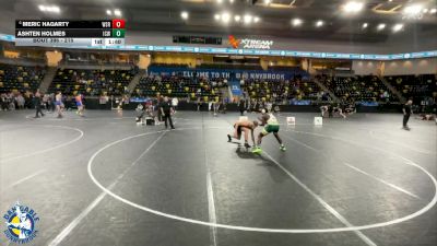 215 lbs Champ. Round 2 - Ashten Holmes, Iowa City, West vs Meric Hagarty, Waverly-Shell Rock