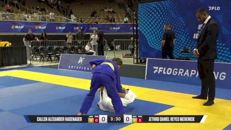 Jethro Daniel Reyes Merenick vs Callen Alexander Hasenauer 2026 Pan Kids Jiu-Jitsu IBJJF Championship