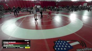 285 lbs Round 1 - Rylen Knuth, Reedsburg Youth Wrestling Club vs Ethan Schramm, Wisconsin