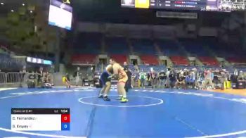 285 lbs Consi Of 8 #1 - Cane Fernandez, Florida vs Griffin Empey, Wisconsin