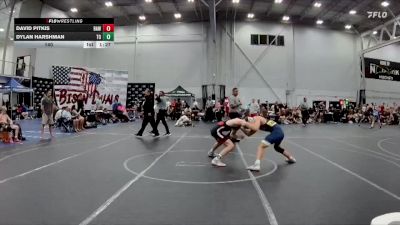140 lbs Round 4 (6 Team) - Dylan Harshman, The Outsiders vs David Pitkis, Broad Axe White