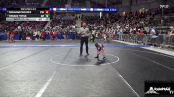 46 lbs Champ. Round 1 - Angelo Ponce, South Central Punisher vs Giovanni Pacheco, St. Francis Wrestling Club
