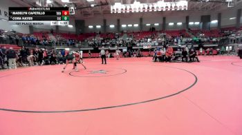 125 lbs 1st Place Match - Madelyn Capetillo, Euless Trinity vs Cora Hayes, Southlake Carroll