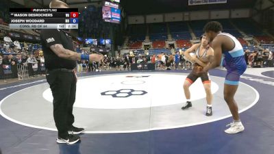 144 lbs Cons. Rd Of 64 - Mason DesRochers, Washington vs Joseph Woodard, Missouri