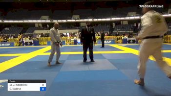 MARCIO J. NAVARRO vs OMAR SABHA 2021 World Jiu-Jitsu IBJJF Championship