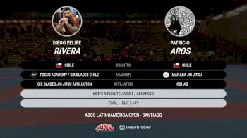 Diego Felipe Rivera vs Patricio Aros 2026 ADCC Santiago Openint