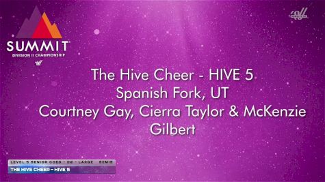 The Hive Cheer - HIVE 5 [2026 L5 Senior Coed - D2 - Large Semis] 2026 The D2 Summit
