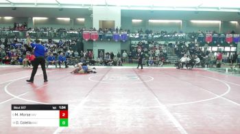 175 lbs Semifinal - Maximus Morse, Xavier vs Dante Colella, Bacon Academy