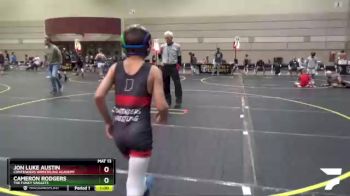 70 lbs Quarterfinal - Jon Luke Austin, Contenders Wresteling Academy vs Cameron Rodgers, The Funky Singlets