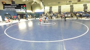 197 lbs Champ. Round 1 - Muhammad Jallaq, Otterbein University vs John Santowski, Washington & Lee
