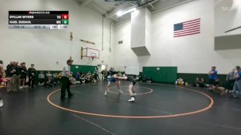 120 lbs Round 5 (6 Team) - Dyllan Myers, Thermopolis vs Kael Gudahl, Wheatland