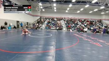 125 lbs Cons. Round 2 - Maggie Watkins, McKinney Boyd vs Hailey Trevino, Rockwall
