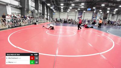 220 lbs Round Of 64 - Everett McClelland, Indiana Outlaws White vs Jeremiah Mora, TS Wrestling Prep