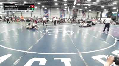 152 lbs Rr Rnd 2 - Skye Hancock, Charlies MF Angels vs Journey Harris, CKWA