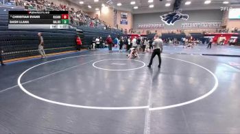 120 lbs Champ. Round 1 - Christian Evans, Klein Cain vs Dash Llana, Dallas Jesuit College Prep School