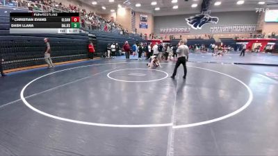 120 lbs Champ. Round 1 - Christian Evans, Klein Cain vs Dash Llana, Dallas Jesuit College Prep School