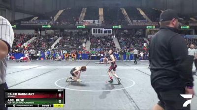 67 lbs Cons. Semi - Caleb Barnhart, Wamego vs Abel Rusk, South Central Punishers