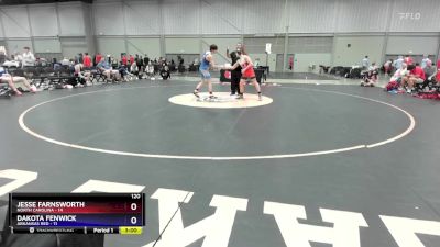 120 lbs Round 2 (6 Team) - Jesse Farnsworth, North Carolina vs Dakota Fenwick, Arkansas Red