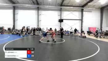 129 kg Semifinal - Rex Johnsen, MWC Wrestling Academy vs Tyler Coccialillos, Capital Wrestling Club
