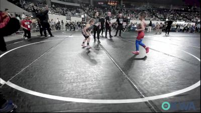 55 lbs Semifinal - Brantley Youngblood, Raw Wrestling Club vs Danger Welch, Claremore Wrestling Club