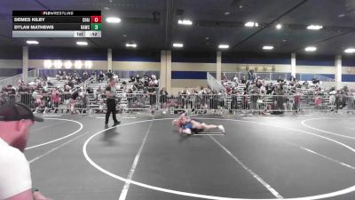126 lbs Consi Of 64 #1 - Demes Kilby, Chain Wr Ac vs Dylan Mathews, Rawc