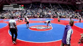 3A-150 lbs Champ. Round 1 - Austin Beverly, Cherokee Bluff vs Isaiah Sanders, Chestatee