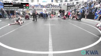 61 lbs Rr Rnd 4 - Kaiser Ailey, Blackwell Wrestling Club vs Easton Klinglesmith, Perry Wrestling Academy