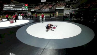 138 lbs Champ. Rd Of 16 - Brooks Howard, SilvaBack Training Center vs Davin Hughen, La Costa Canyon High School Wrestling