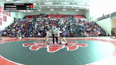 150 lbs Quarterfinal - Kyle Jardine, Wadsworth vs Kane Sparks, Avon