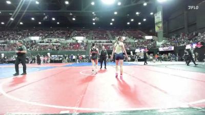 130 lbs Quarterfinal - Ceci Rosas, Scrap Yard Garage Wrestling vs Reese Roberts, Dillon Wrestling Club
