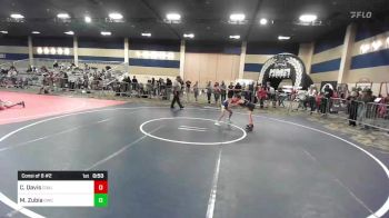 69 lbs Consi Of 8 #2 - Caden Davis, Coalinga Roughnecks vs Matthew Zubia, Gwc