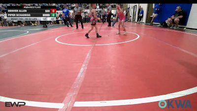 49-52 lbs Rr Rnd 5 - Denver Allen, Barnsdall Youth Wrestling vs Piper Schadegg, Skiatook Youth Wrestling