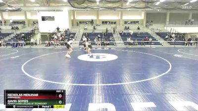 165 lbs Cons. Round 4 - Nicholas Menjivar, Greensboro vs Gavin Gomes, Pennsylvania College Of Technology