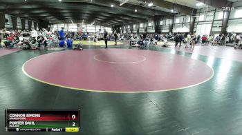 106 lbs Cons. Semi - Porter Dahl, Millard vs Connor Simons, Spanish Fork