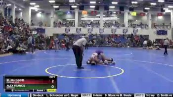 150 lbs Cons. Round 3 - Alex Francis, DEFIANCE vs Elijah Simms, FREMONT ROSS