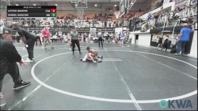 49 lbs Round Of 16 - Axton Marvin, Standfast vs Zuriel Rascon, Alpha Wrestling Academy