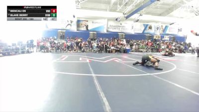 190 lbs Cons. Round 2 - Blake Berry, Blue Valley Northwest vs Mencali En, Wichita-West Hs