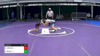 87 lbs Quarterfinal - George Johnson, Gps vs Elijah Brown, Deep Roots WC