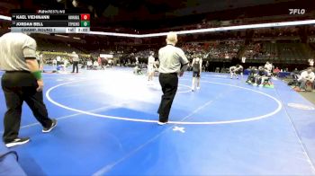 113 Class 3 lbs Champ. Round 1 - Jordan Bell, St. Pius X (Kansas City) vs Kael Viehmann, Hannibal