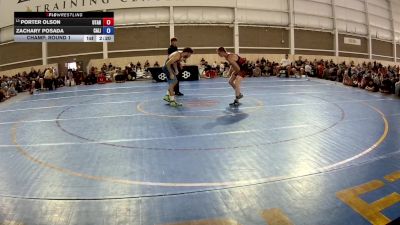 157 lbs Champ. Round 1 - Porter Olson, Utah vs Zachary Posada, California