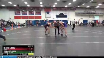 184 lbs Quarterfinal - Shane Liegel, Loras vs Cael Mclaren, Cornell College