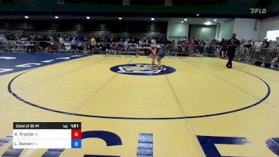 118 lbs Consi Of 32 #1 - Kylee Trostle, PA vs Lucia Ranieri, NJ