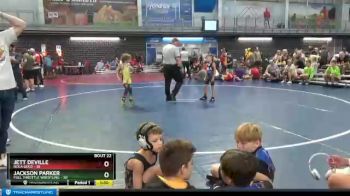 55 lbs Round 6 (8 Team) - Jett Deville, NOLA Gold vs Jackson Parker, Full Throttle Wrestling