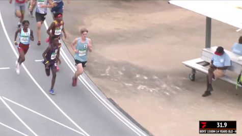 Youth Boys' 1500m, Finals 2 - Age 14